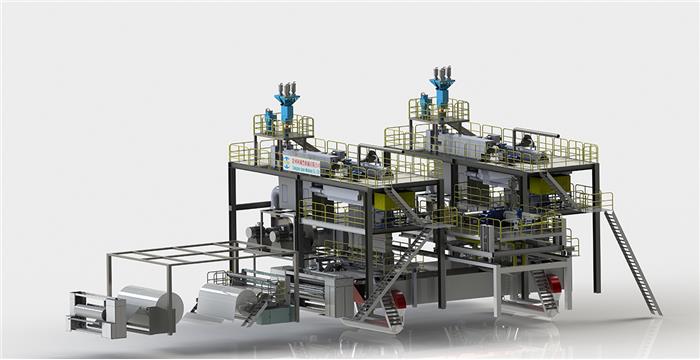 廈門SMS紡熔非織造布生產線（三模頭）